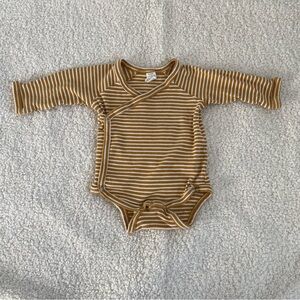 Kate Quinn Stripe Longsleeve Kimono Bodysuit - 6-12 mo